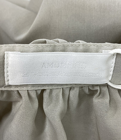 美品 AMOMENTO アモーメント スカート SHIRRING ORGANZA BELT SKIRT レディース SIZE -