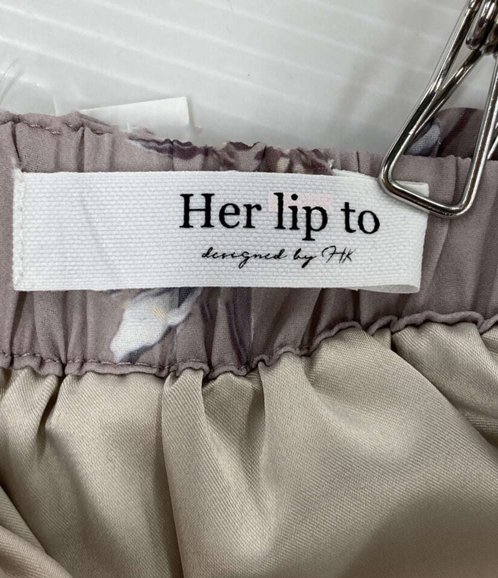 Her lip to セットアップ ブラウス スカート フラワー 1223308062 レディース SIZE M ハーリップトゥ