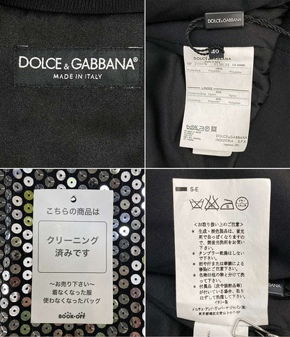 DOLCE＆GABBANA ジャケット スパンコール I9069W レディース SIZE 40 ドルチェアンドガッバーナ