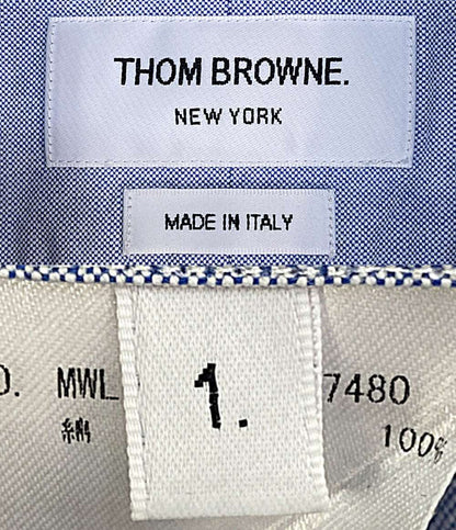 THOM BROWNE 長袖シャツ アームバンドオックスフォードシャツ ブルー MWL150E-06177480 メンズ SIZE 1 トムブラウン