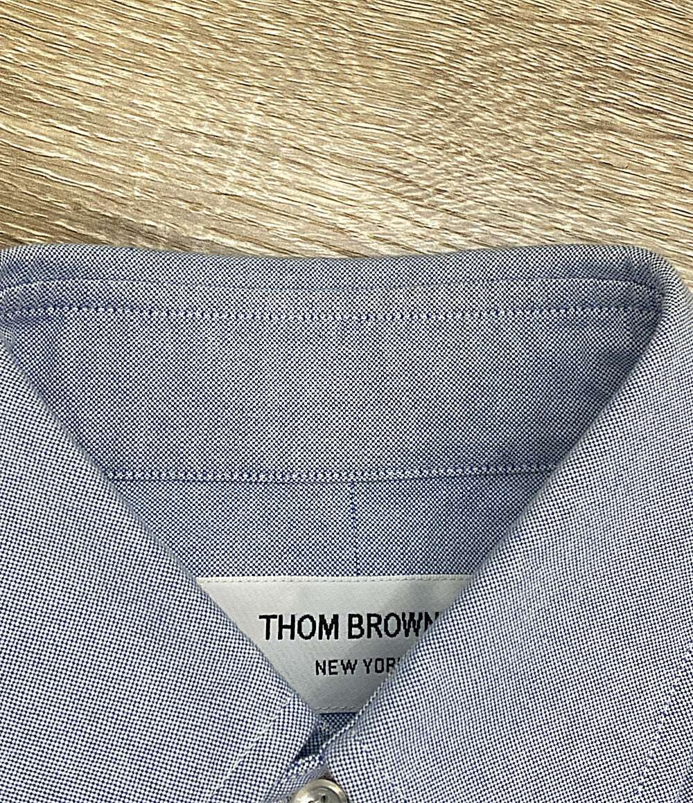 THOM BROWNE 長袖シャツ アームバンドオックスフォードシャツ ブルー MWL150E-06177480 メンズ SIZE 1 トムブラウン