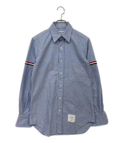 THOM BROWNE 長袖シャツ アームバンドオックスフォードシャツ ブルー MWL150E-06177480 メンズ SIZE 1 トムブラウン