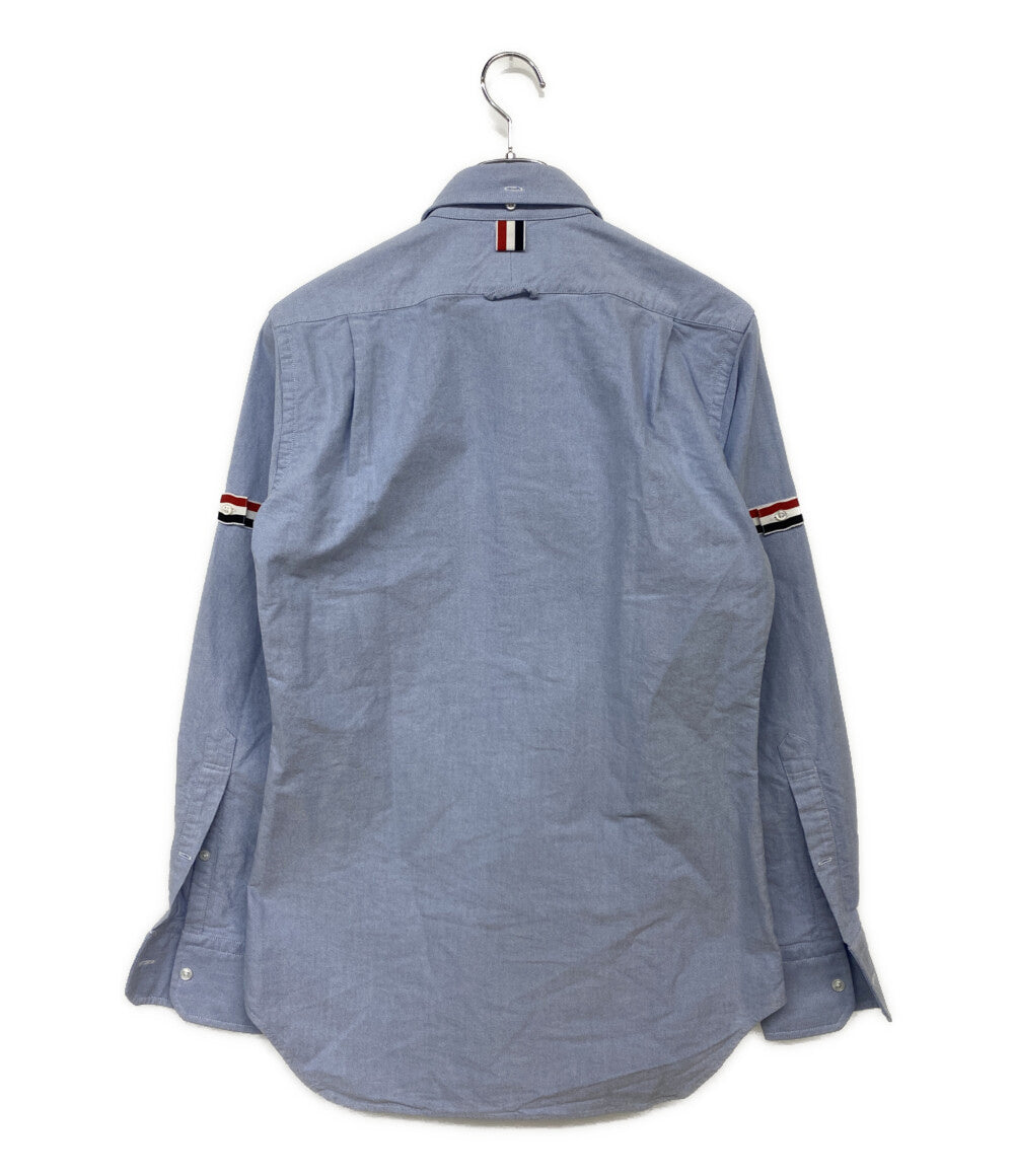 THOM BROWNE 長袖シャツ アームバンドオックスフォードシャツ ブルー MWL150E-06177480 メンズ SIZE 1 トムブラウン
