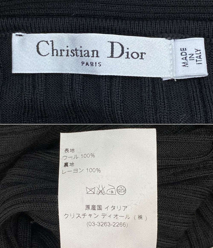 Christian Dior ニットリブワンピース 0A24647AM508 レディース SIZE 38 クリスチャンディオール