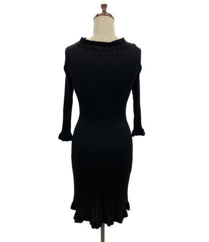 Christian Dior ニットリブワンピース 0A24647AM508 レディース SIZE 38 クリスチャンディオール