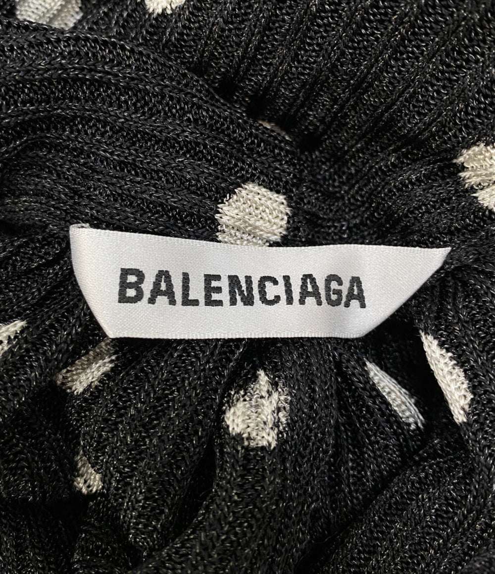 BALENCIAGA ワンピース ラヴァリエール ポルカドットプリント レディース SIZE XS バレンシアガ