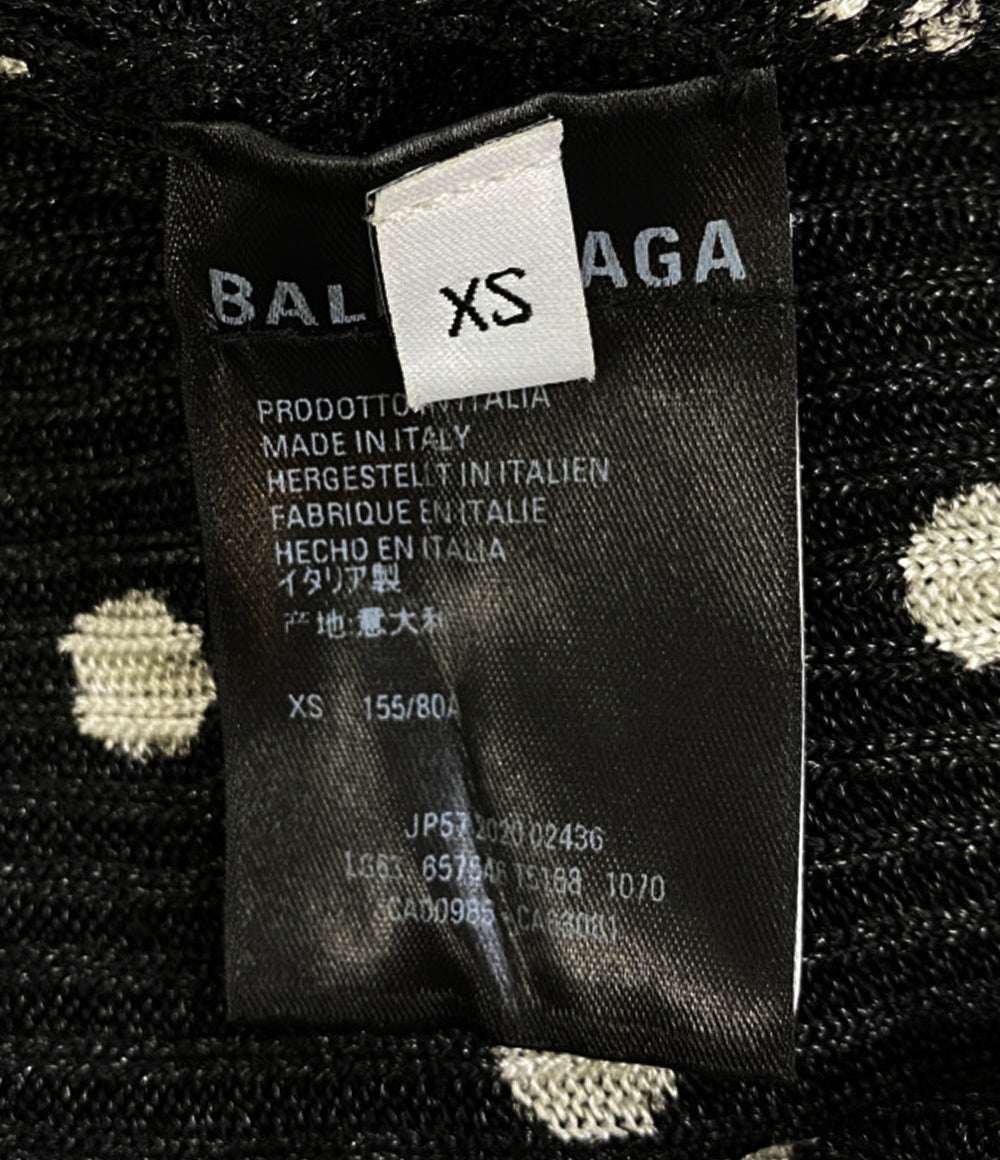 BALENCIAGA ワンピース ラヴァリエール ポルカドットプリント レディース SIZE XS バレンシアガ