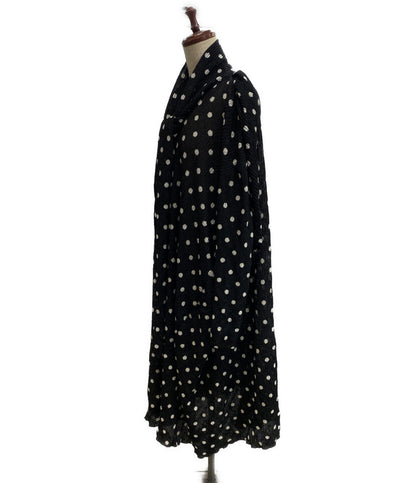 BALENCIAGA ワンピース ラヴァリエール ポルカドットプリント レディース SIZE XS バレンシアガ