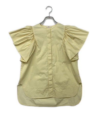 yori 半袖シャツ イエロー ウィングスリーブ YR2221-062SM レディース SIZE 36 ヨリ