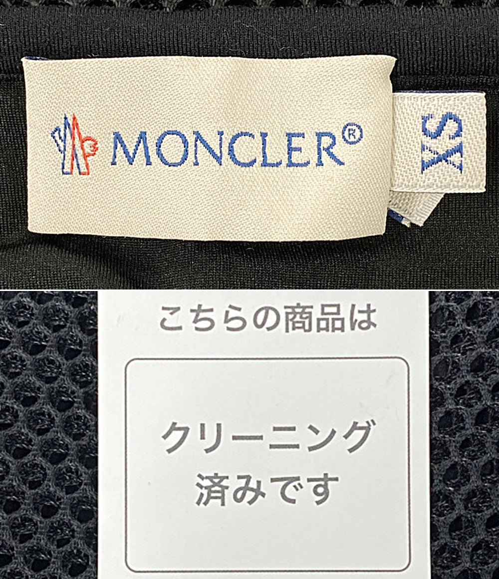 MONCLER スカート ブラック メッシュ 151-093-86515-00 レディース SIZE XS モンクレール