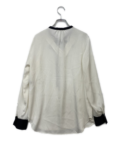 Mfil エムフィル バイカラーボウタイブラウス レディース SIZE 36