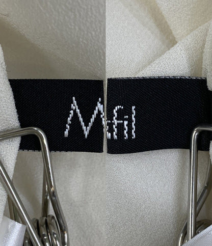 Mfil エムフィル バイカラーボウタイブラウス レディース SIZE 36