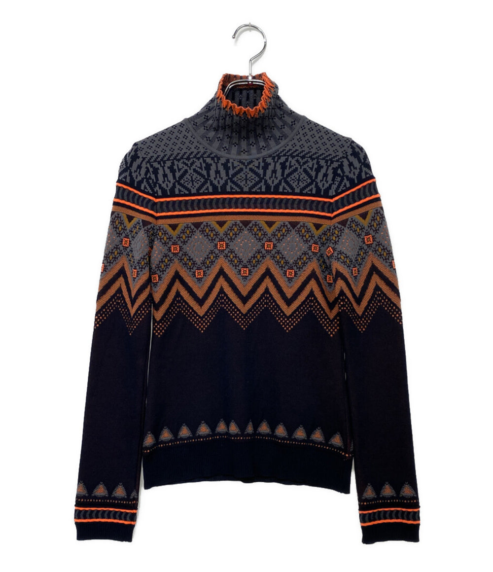 美品 Mame Kurogouchi マメクロゴウチ ニットベスト 丸首 MM16SS-KN007