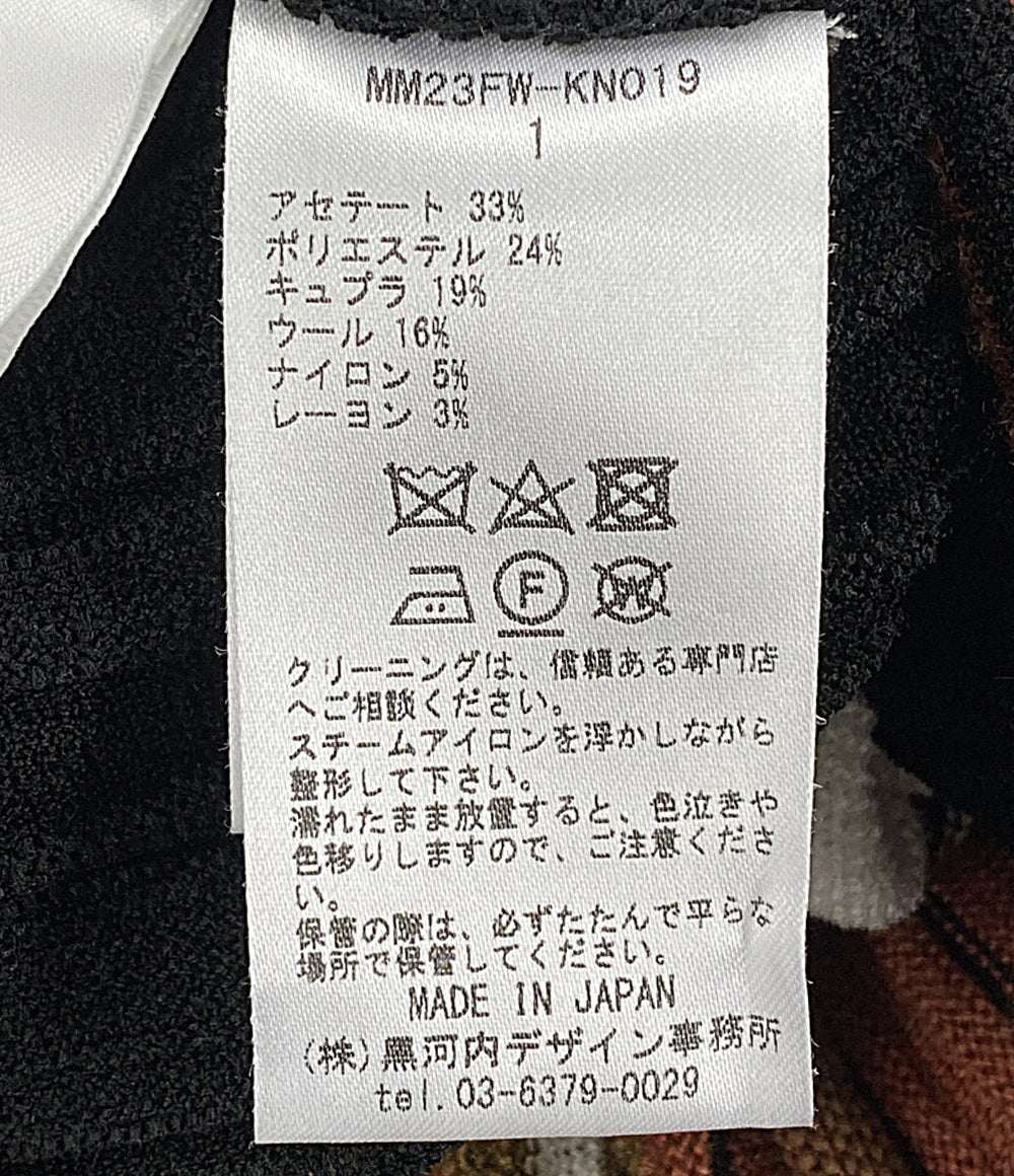 MAME KUROGOUCHI タイトスカート マルチカラー MM23FW-KN019 レディース SIZE 1 マメクロゴウチ