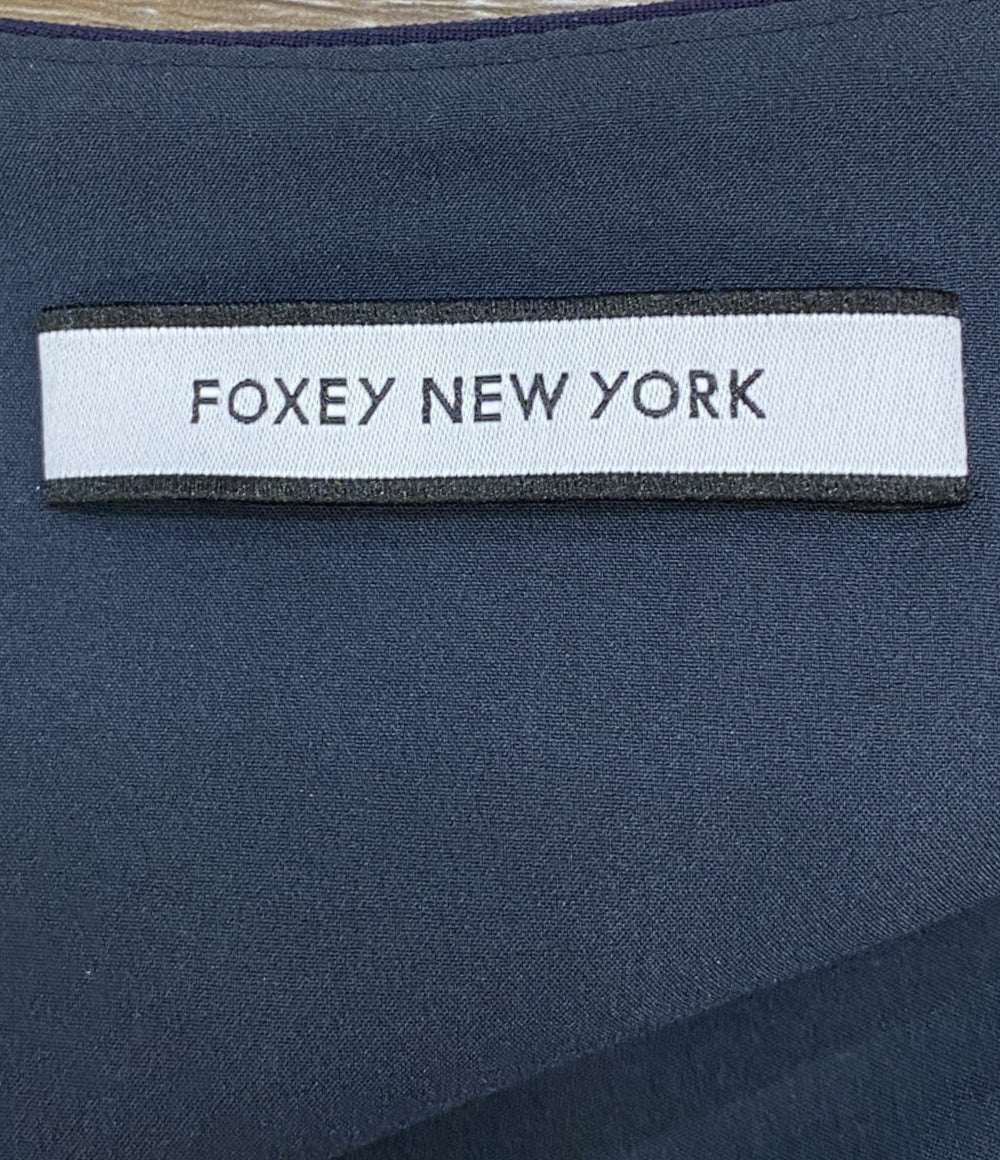 FOXEY NEWYORK ノースリーブワンピース ネイビー レディース SIZE 40 フォクシー ニューヨーク