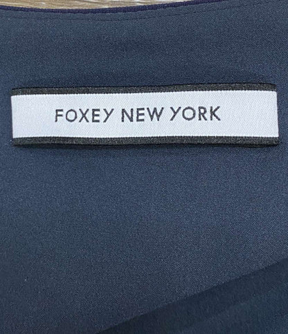 FOXEY NEWYORK ノースリーブワンピース ネイビー レディース SIZE 40 フォクシー ニューヨーク