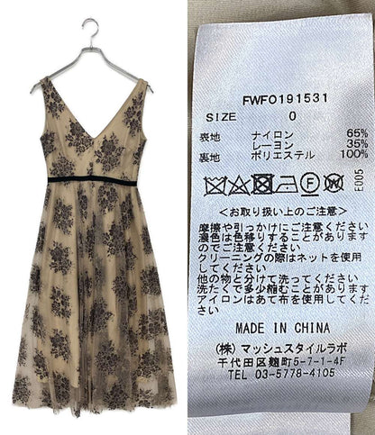 美品 FRAY I.D ノースリーブワンピース ブラック 19SS FWFO191531 レディース SIZE - フレイアイ・ディー