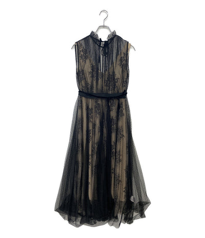 美品 FRAY I.D ノースリーブワンピース ブラック 19SS FWFO191531 レディース SIZE - フレイアイ・ディー