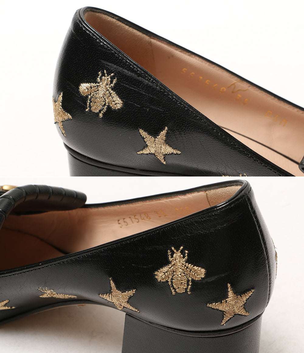 GUCCI GGマーモント パンプス Beeヒール 551548 レディース SIZE 35 グッチ
