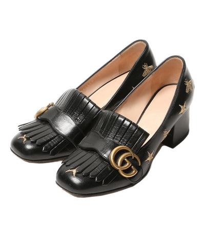 GUCCI GGマーモント パンプス Beeヒール 551548 レディース SIZE 35 グッチ