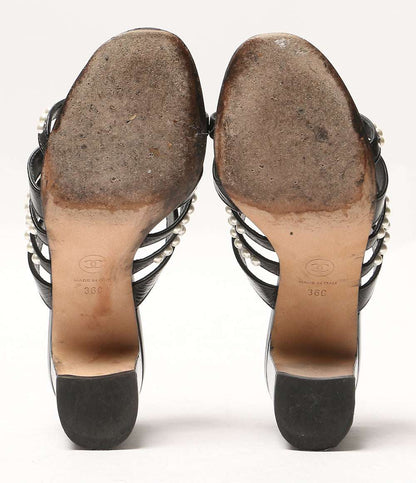 CHANEL パール付サンダル G35381 レディース SIZE 36C シャネル