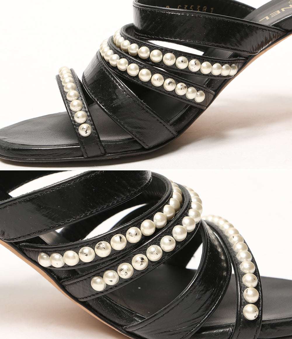 CHANEL パール付サンダル G35381 レディース SIZE 36C シャネル