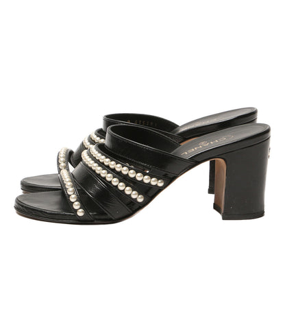 CHANEL パール付サンダル G35381 レディース SIZE 36C シャネル