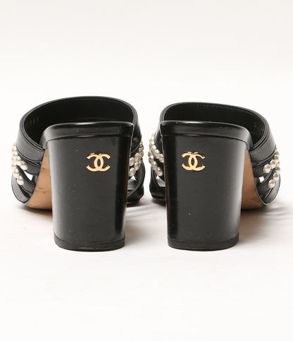CHANEL パール付サンダル G35381 レディース SIZE 36C シャネル