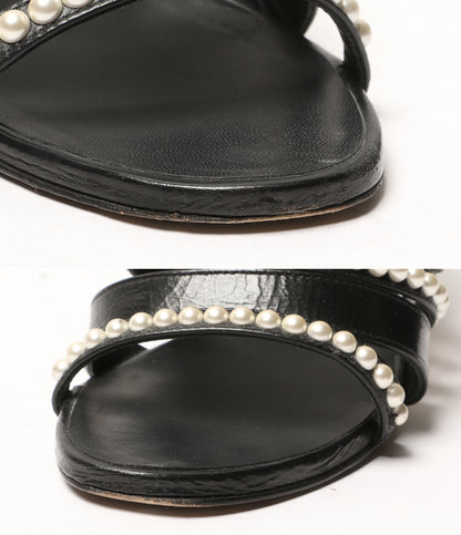 CHANEL パール付サンダル G35381 レディース SIZE 36C シャネル
