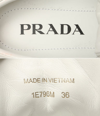 PRADA ロゴスニーカー ホワイト 1E796M レディース SIZE 36 プラダ
