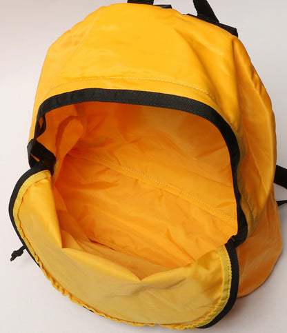 美品 PORTER リュック SIGNAL イエロー パッカブル メッシュポーチ付 メンズ ポーター