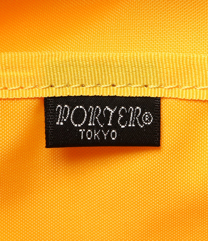 美品 PORTER リュック SIGNAL イエロー パッカブル メッシュポーチ付 メンズ ポーター