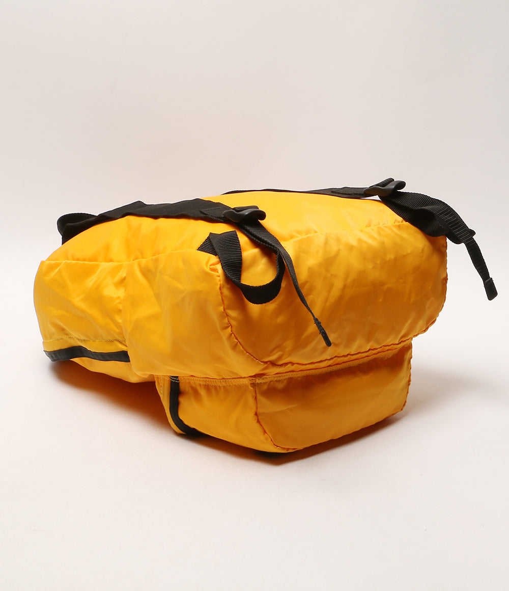 美品 PORTER リュック SIGNAL イエロー パッカブル メッシュポーチ付 メンズ ポーター