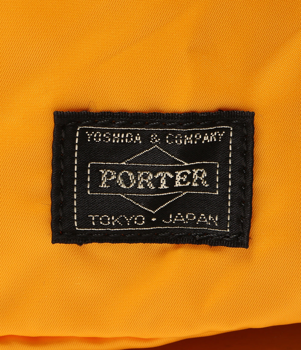 美品 PORTER リュック SIGNAL イエロー パッカブル メッシュポーチ付 メンズ ポーター