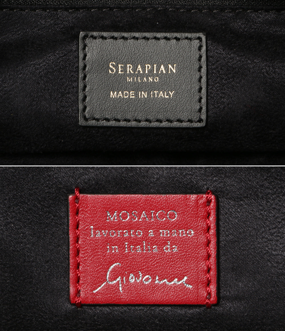 SERAPIAN ハンドバッグ MOSAICO SRMOSWLL684519A007 レディース