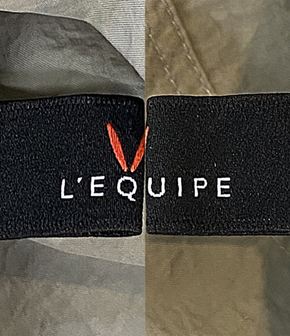 L'EQUIPE レキップ 長袖ワンピース ハイカウントヴィンテージクロスワンピース 26ss B5562FOP017 レディース SIZE 38