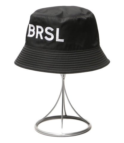 美品 Borsalino ハット BRSL ブラック メンズ SIZE L ボルサリーノ