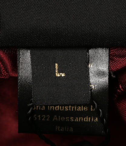 美品 Borsalino ハット BRSL ブラック メンズ SIZE L ボルサリーノ