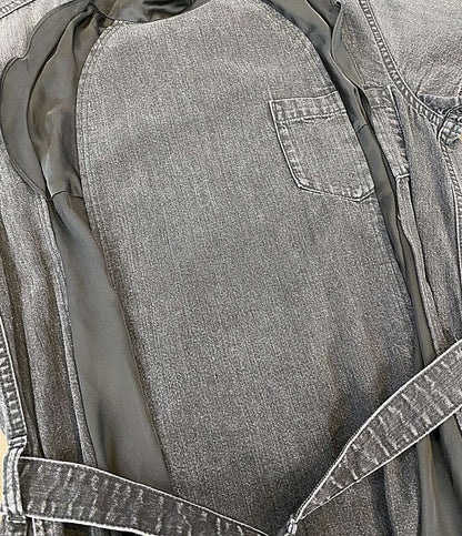 sacai 半袖ワンピース シフォン切替デニムワンピ 19-04572 レディース SIZE 1 サカイ
