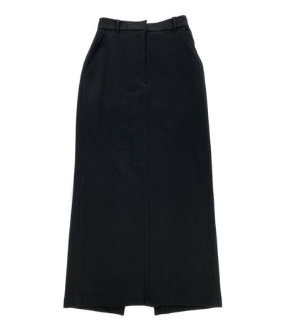 CLANE スカート ブラック RIB STRIPE STRAIGHT 16109-6102 レディース SIZE 2 クラネ