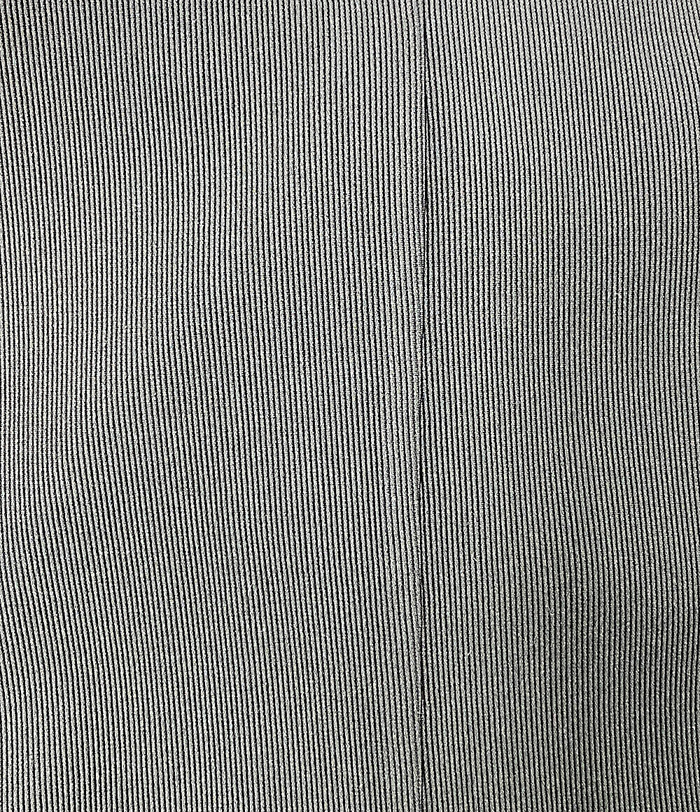 CLANE スカート ブラック RIB STRIPE STRAIGHT 16109-6102 レディース SIZE 2 クラネ