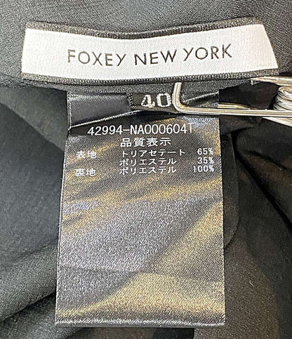 FOXEY NEW YORK ノースリーブワンピース ネイビー 42994-NA000604T レディース SIZE 40 フォクシー ニューヨーク