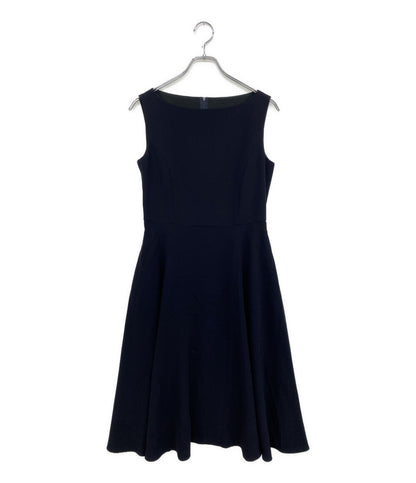 FOXEY NEW YORK ノースリーブワンピース ネイビー 42994-NA000604T レディース SIZE 40 フォクシー ニューヨーク
