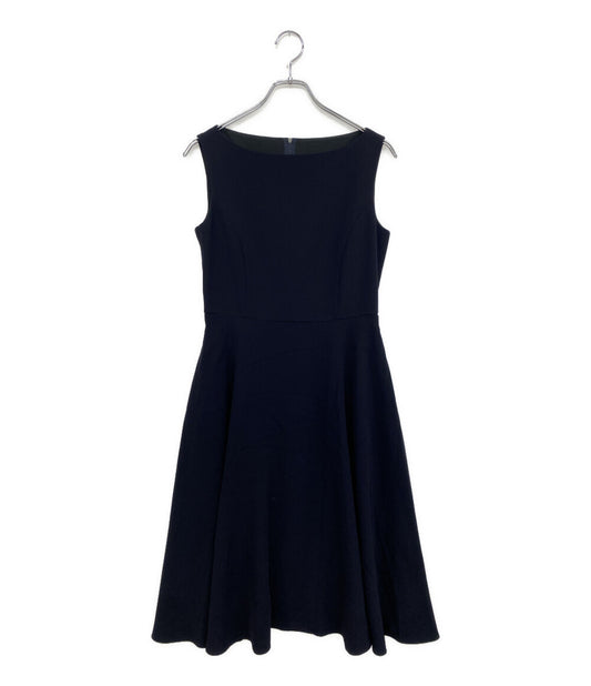 FOXEY NEW YORK ノースリーブワンピース ネイビー 42994-NA000604T レディース SIZE 40 フォクシー ニューヨーク