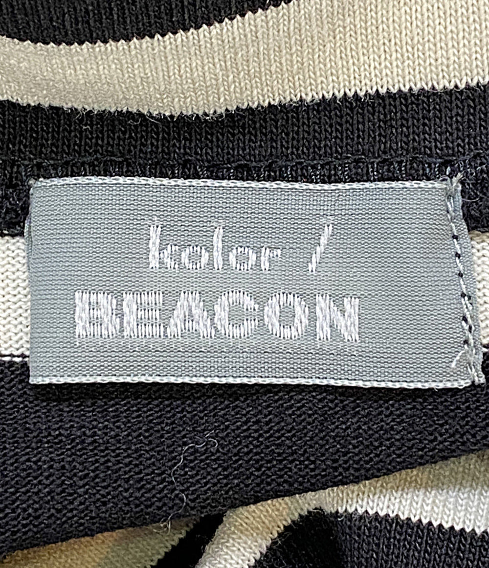 kolor beacon カラー ビーコン 半袖Ｔシャツ ボーダー ハイネック 20SBM-T04235 メンズ SIZE 2
