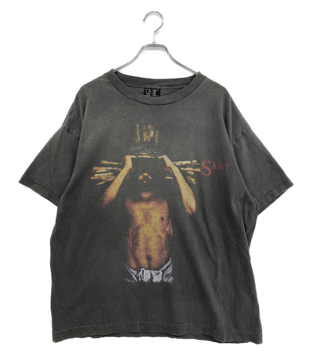 セントマイケル　Tシャツ　Lサイズ SAINT MICHAEL/セントマイケル/FG SS TEE / SNT OF GOD BLACK | ROYAL