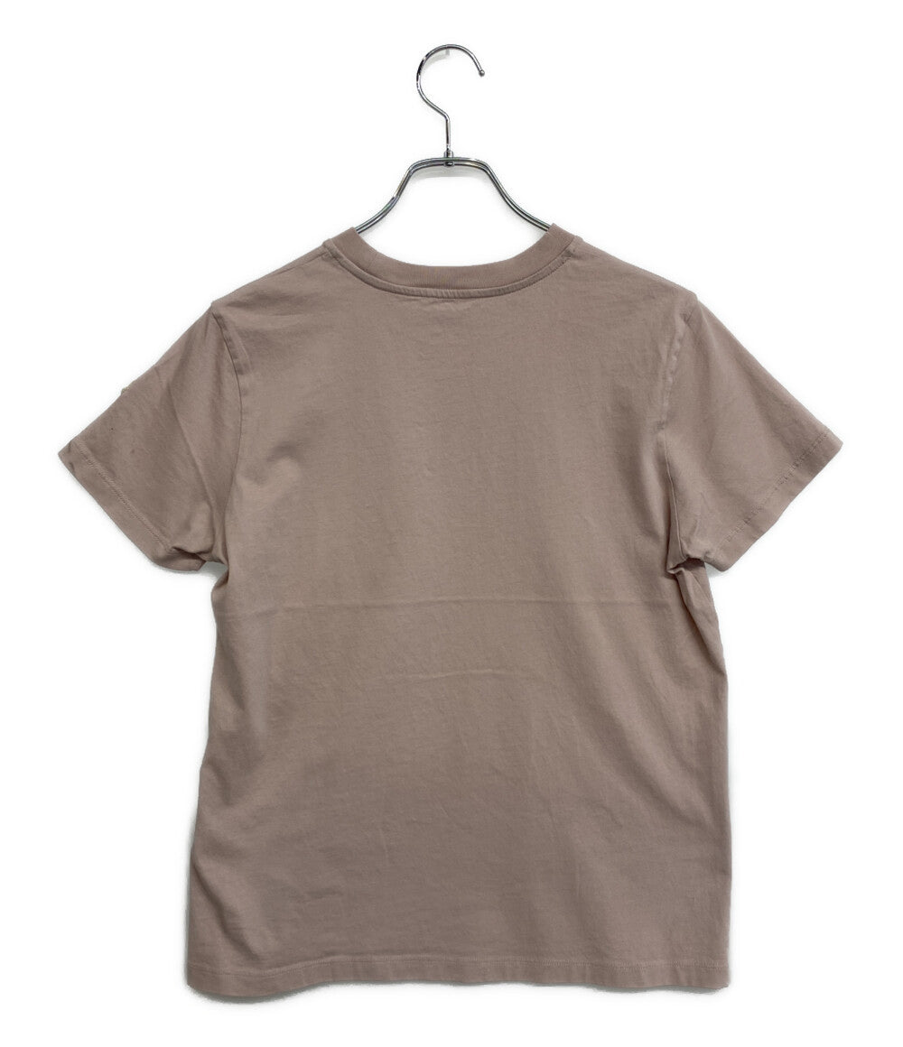 MONCLER 半袖Tシャツ ピンク 胸元ロゴ 24SS レディース SIZE M