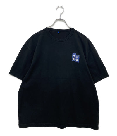 ADER ERROR 半袖Ｔシャツ ワンポイント ブラック BN42FYTS0104BK メンズ SIZE L アーダーエラー