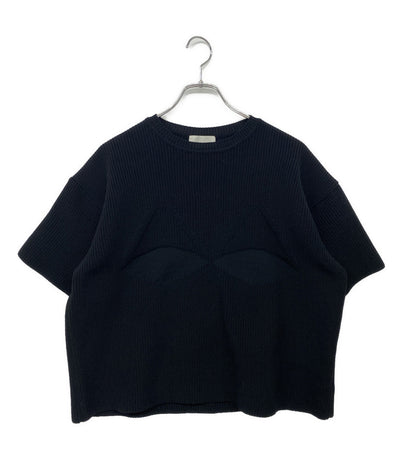 美品 TAN タン ニット ブラック サマーニット TN18SS002 レディース SIZE F