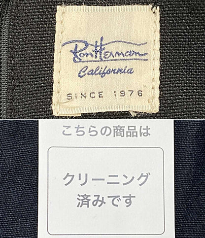 Ron Herman 24ss コットンリネンノースリーブワンピース ブラック レディース SIZE XS ロンハーマン